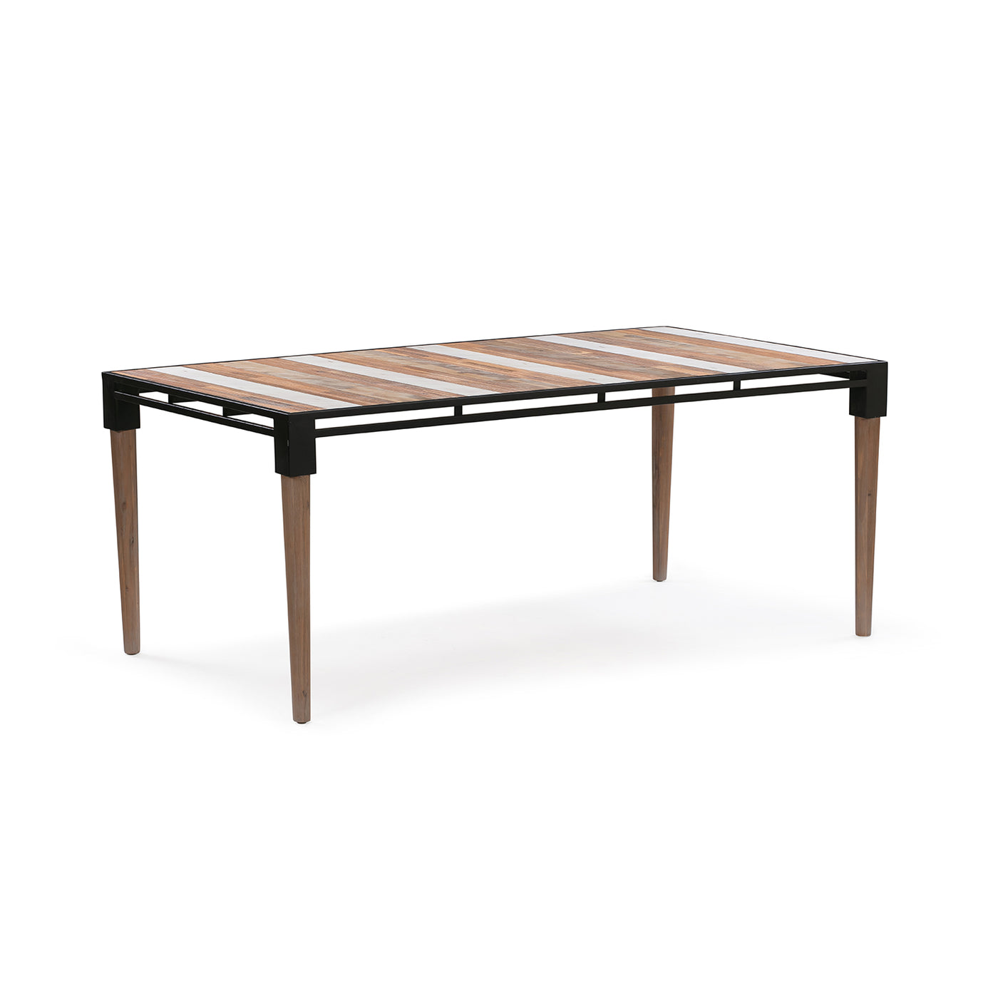 Medley 6-Seat Dining Table in White Wash