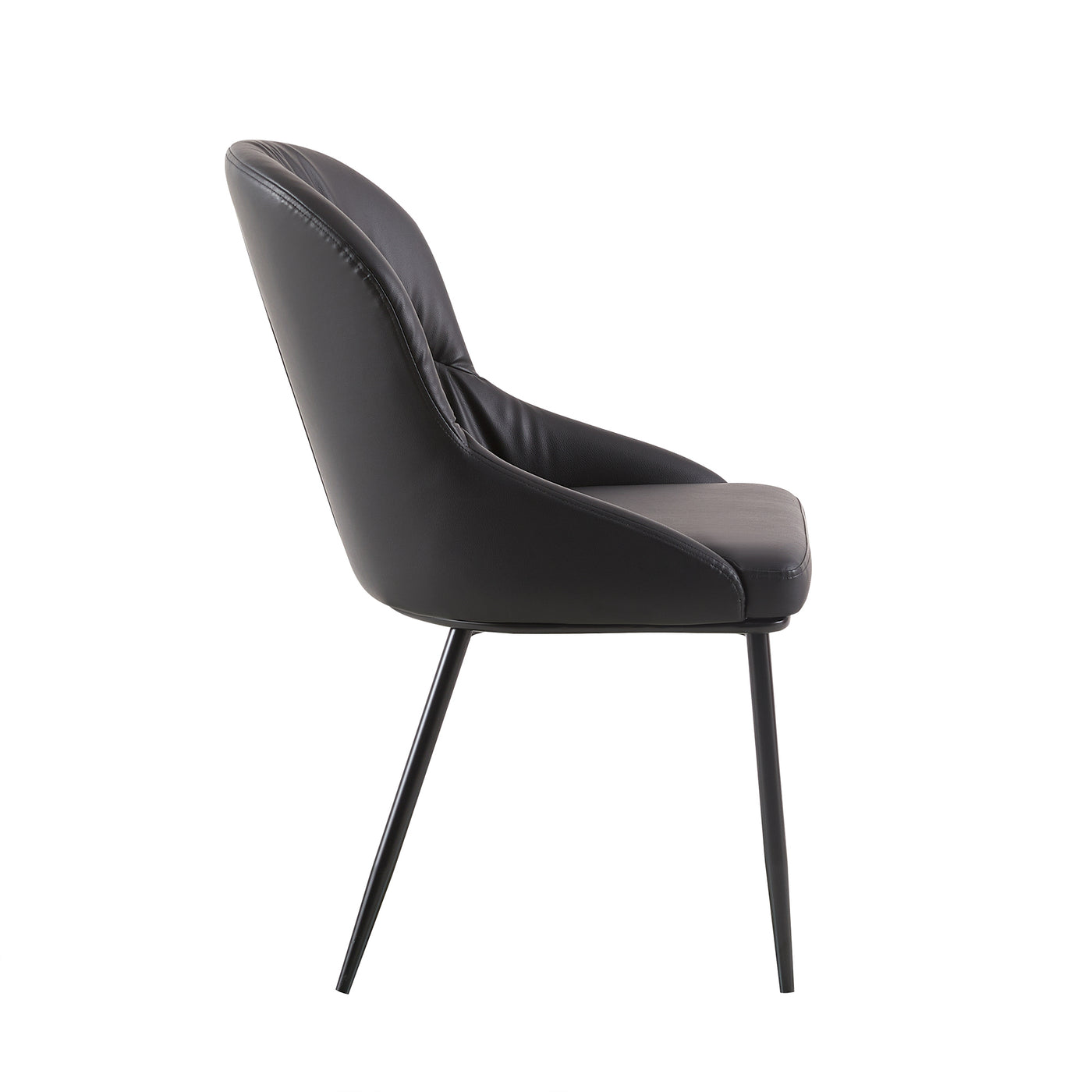 Cason Dining Chair in Black PU