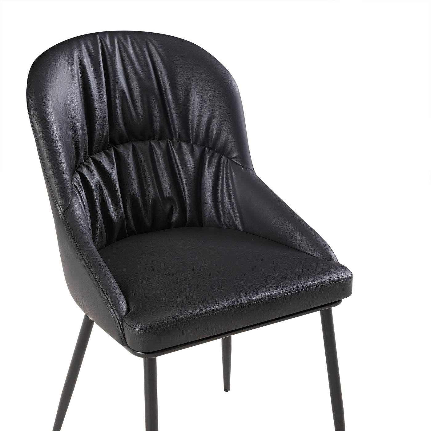 Cason Dining Chair in Black PU