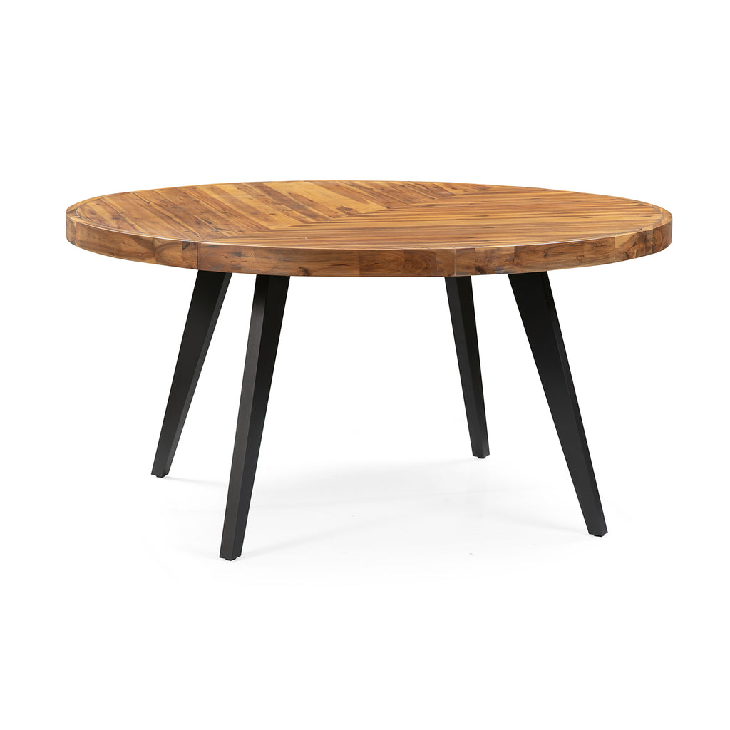 Avalon Round 8-Seat Dining Table—Large – Bois & Cuir